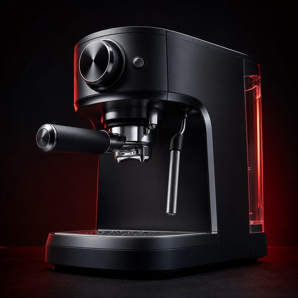 Barista-style coffee machine